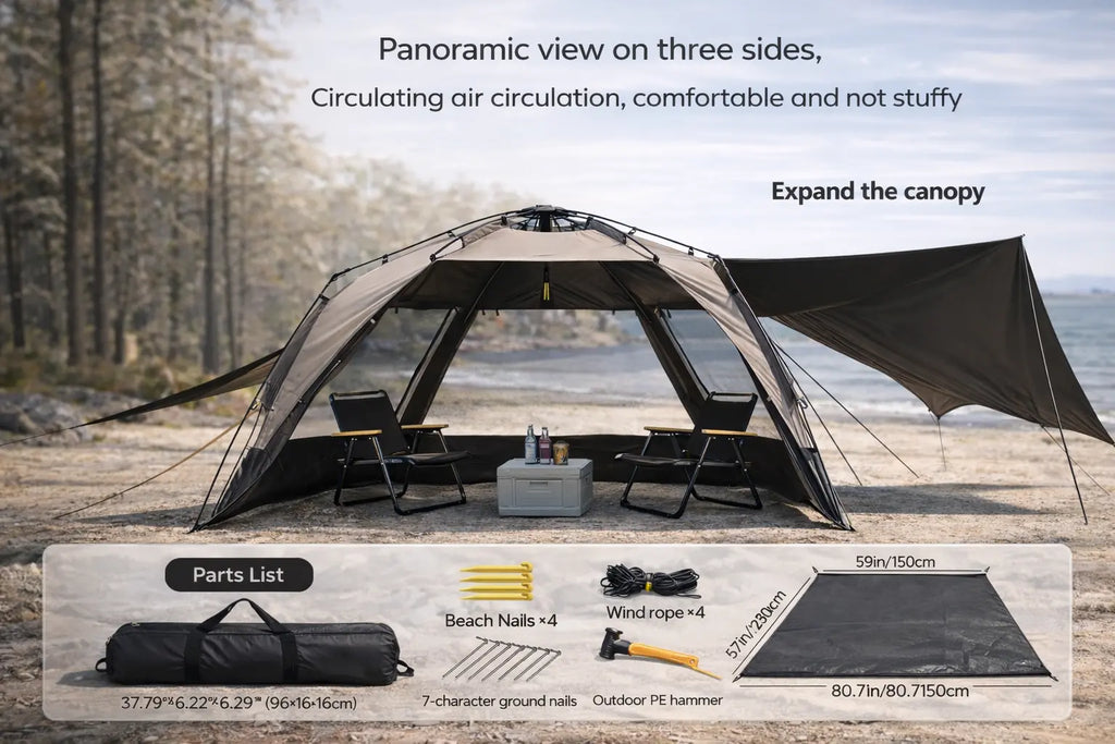Summit Instant Pop-Up Camping Tent ALPNR