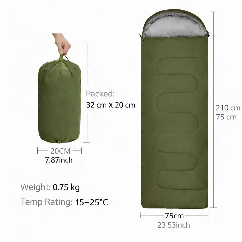 Summit Ultralight Camping Sleeping Bag ALPNR