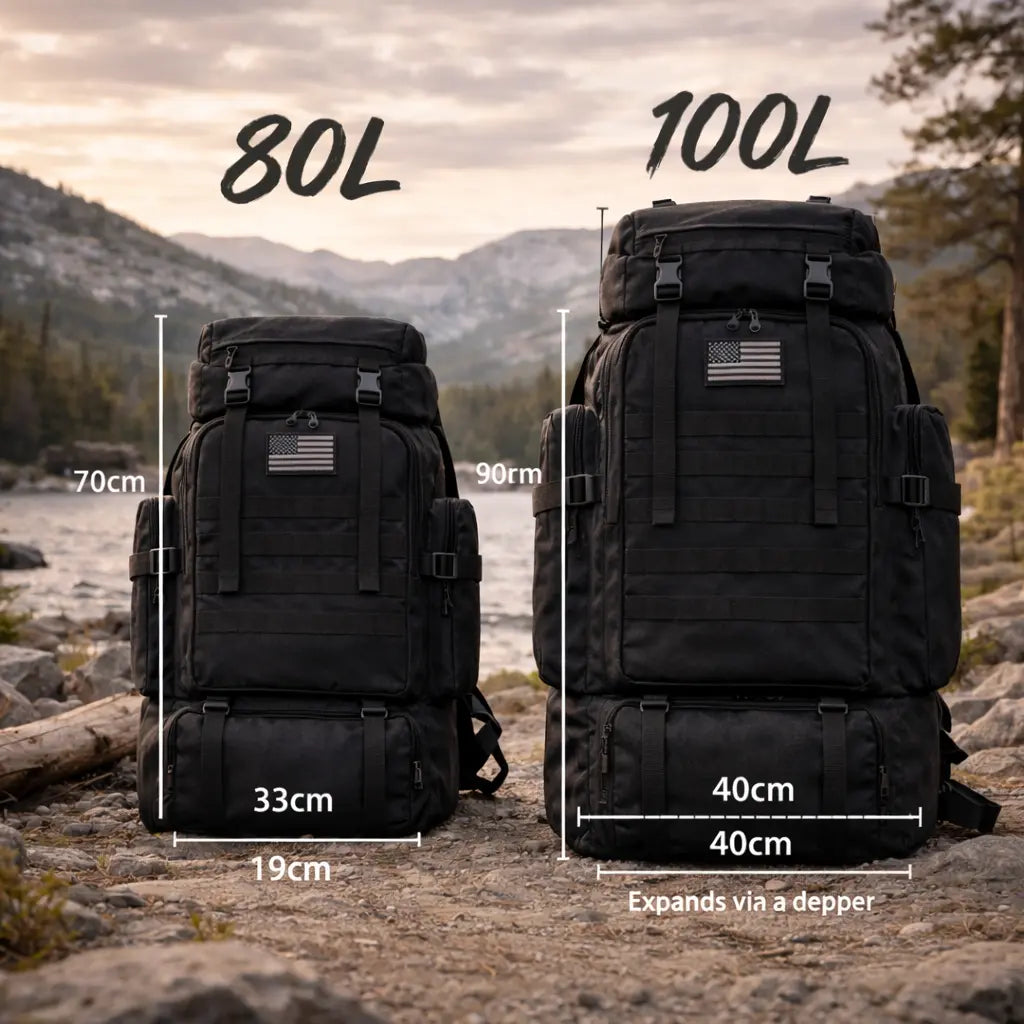 Summit 80L / 100L Hiking Backpack ALPNR